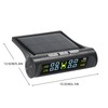 Solar Wireless Car Tire Pressure Monitoring System with 4 External