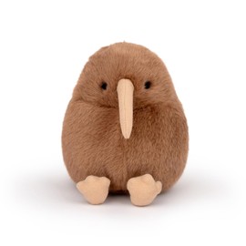 Kiwi Bird 5 inches Stuffed Animal Little Kiwi Bird Plush Toy - Realistic 5inch Brown Kiwi Bird Stuffed Animal, Cute Little Bird Kiwi Plushie as Gift for Your Kids Friends