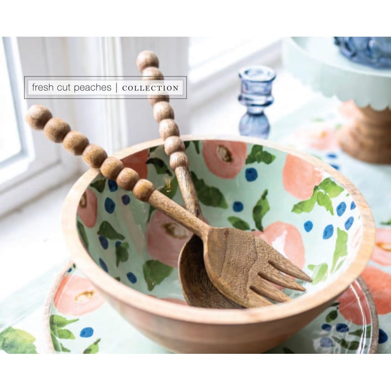 Boston International Mango Wood Bowl Serving Dish for Salad Fruit