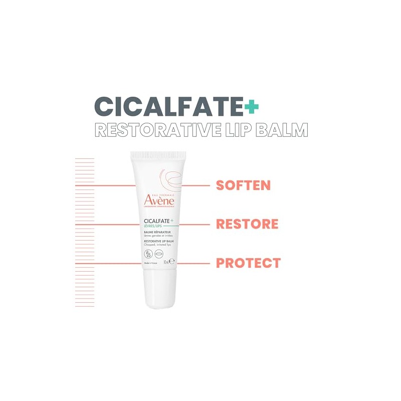 Eau Thermale Avène Cicalfate Lips Restorative Lip Cream, 0.3 fl.