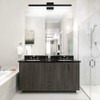 Aipsun 27.6 inch Modern Black Vanity Light LED Black Bathroom