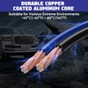 EXTRESPO 2/0 Gauge 30 FT Heavy Duty Jumper Cables, 1500Amp