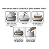 ROLLINGDOG Exclusive Paint Bucket Liners - for Use with ROLLINGDOG