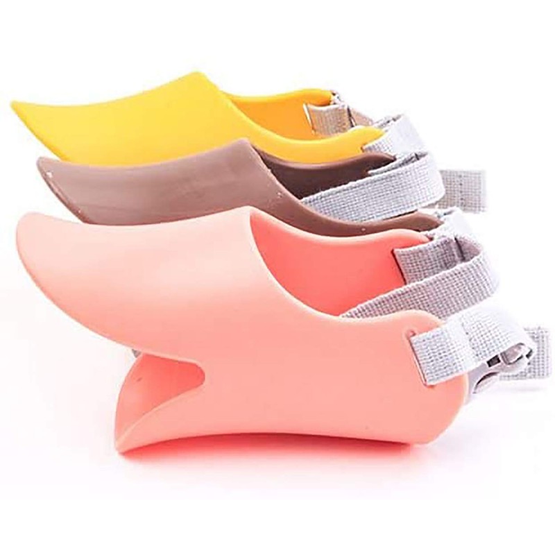 Dog Muzzles Anti Bite Silicone Duck-Bill Duck Mouth Shape Dog