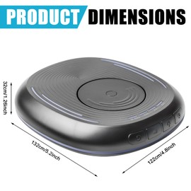 Behogan Mouse Jiggler, Tragbarer Mausbeweger, USB Mouse Mover mit ON/Off Plug und Einstellbarem Intervall für Home Office für Computer, Laptop, PC, Zuhause, Büro, Simulieren Sie Mausbewegung