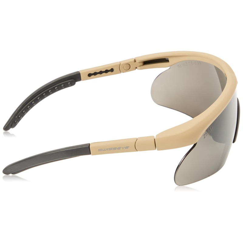 Swiss Eye Shooting Glasses Ballistic Sunglasses Raptor 3 Lenses Coyote