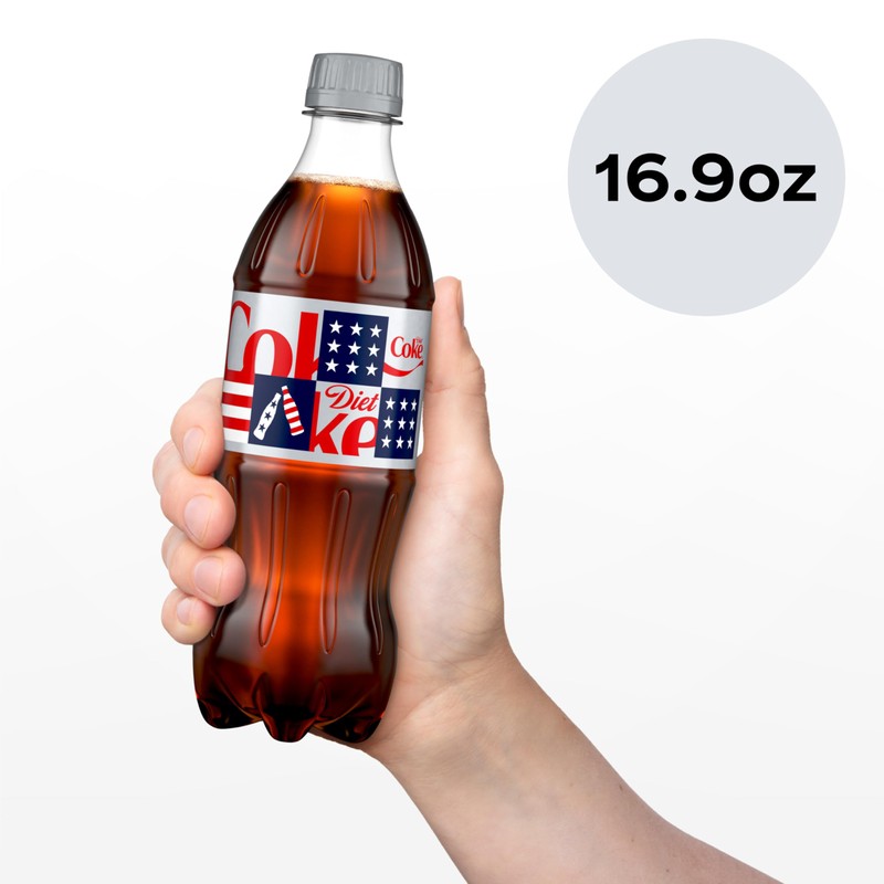 Diet Coke Diet Soda, 16.9 fl oz Bottles, 6 Pack