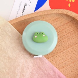 Frog 60In/150cm Double Sided Tape Measure Cute Cartoon Animal Plastic Retractable Tape Measure Portable Measuring Tools Body Soft Measuring Tapes Tailor, Sewing Measuring Tape Measure Ruler (3H039)