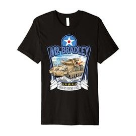 American Military Tank Vehicle IFV M2 Bradley Premium T-Shirt