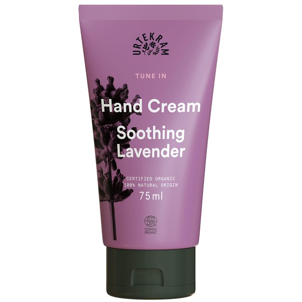 Urtekram Hand Cream - Soothing Lavender - All Skin Types - 75 ml, Vegan, Organic, Moisturising, Natural Origin