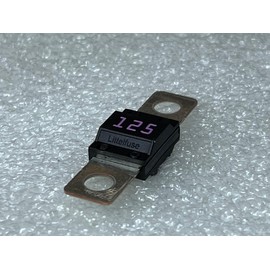 Compatible with Littelfuse MIDI Bolt-Down Fuse 125A, 498 Series, 32VDC, Time Delay, 0498125.M - Pack of 2