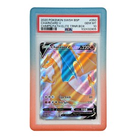 Hobby Defense Gradient PSA Graded Card Slab Bumper Guard Protector Skin TPU - 3 Colors - Cotton Candy