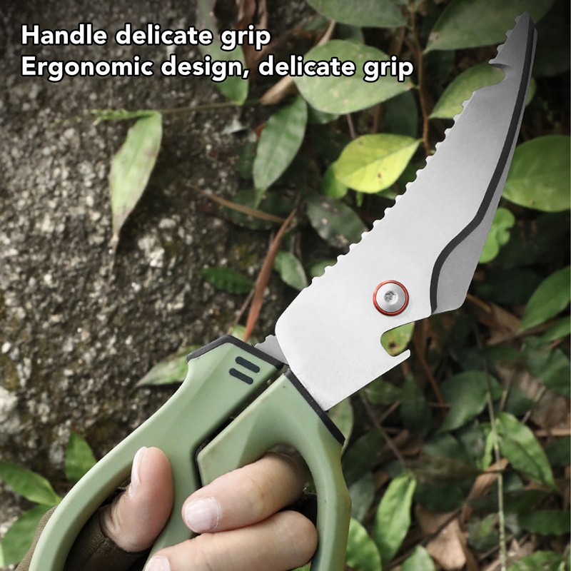 Stainless Steel Kitchen Scissors Multipurpose Detachable Fish Scissors for Kitchen