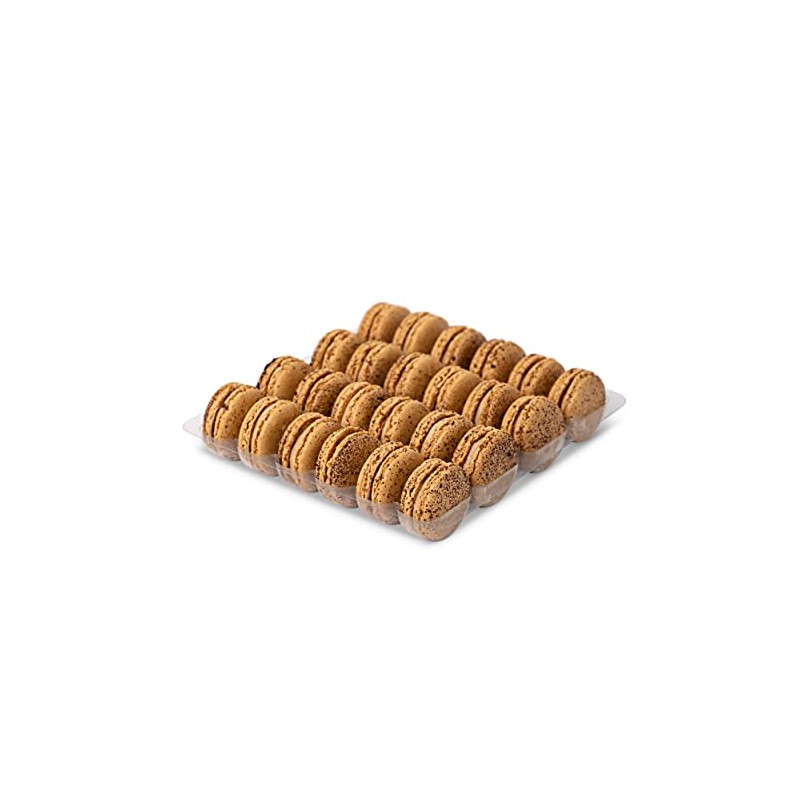 Coffee Macaron Tray by Mademoiselle Macaron - Tray of 24