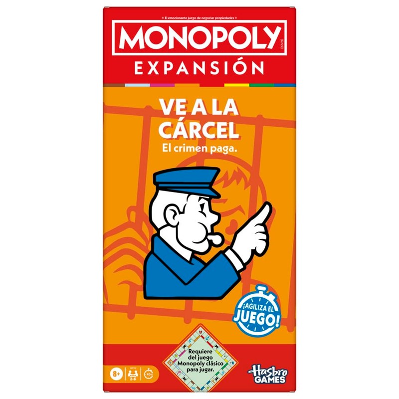 Hasbro Gaming Expansión Ve a la Cárcel para Monopoly