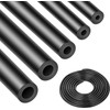 HOOWDAMY Lubricant Hose Rubber Water Hose Tube, Black, Inner Diameter
