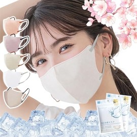 [ｌｉｂｅｒ] 2025春夏向け シシベラマスク バイカラー マスク 冷感 マスク 不織布 立体マスク 花粉対策 3dマスク 小顔マスク 20枚 40枚 80枚 使い捨て カラーマスク 普通 男性 女性 おしゃれ 耳が痛くならない (80, 普通サイズ ホワイト)