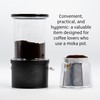 LAVATELLI ProntoCaffè Black Coffee Powder Container and Dispenser for Coffee