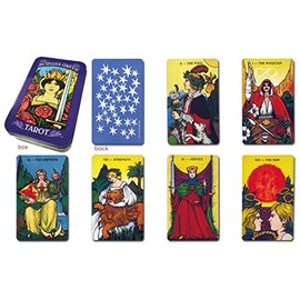 Tarot Cards, Divination Cards, 78 Cards, Morganglia Tarot (In Can), Japanese Booklet "Pocket Manual" Included