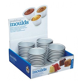 KitchenCraft Anodised Mini Pudding Mould, 7.5cm