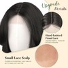 Sofeiyan Wigs for Women,22 Inch Long Straight Wig with Curtain