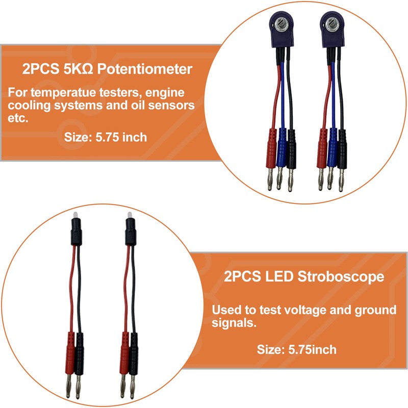 Makeronics 105-in-1 Automotive Circuit Test Leads Kit with Heavy Duty