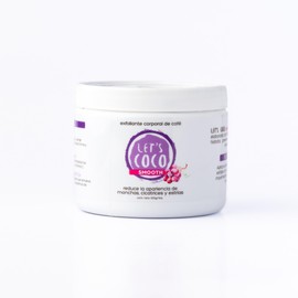 LETS COCO  Exfoliante Corporal Anti estrías y cicatrices, Lets Coco Smooth - Exfoliante de Café, Para Uso en Todo el Cuerpo - Contenido Neto 330 Gr...