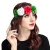 Love Sweety Delicate Dew Rose Flower Headband Floral Crown Mexican