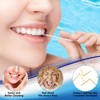 DanTicy Brushpicks Interdental Toothpicks,Soft Bristle Dental Floss Picks Toothpicks,Helps Removes