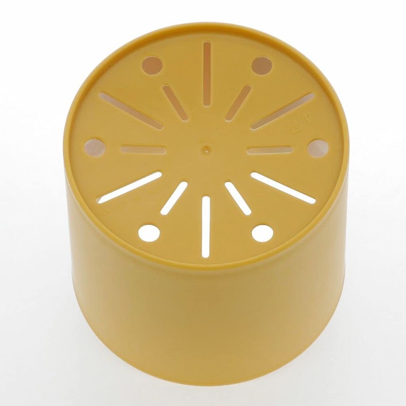 Bestco Flower Pot, Planter, No. 4, Mosui Yellow, MA-3242, Redondo