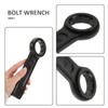 DOITOOL Heavy-Duty Offset Ratchet Wrench Forged Construction Tool Lightweight for