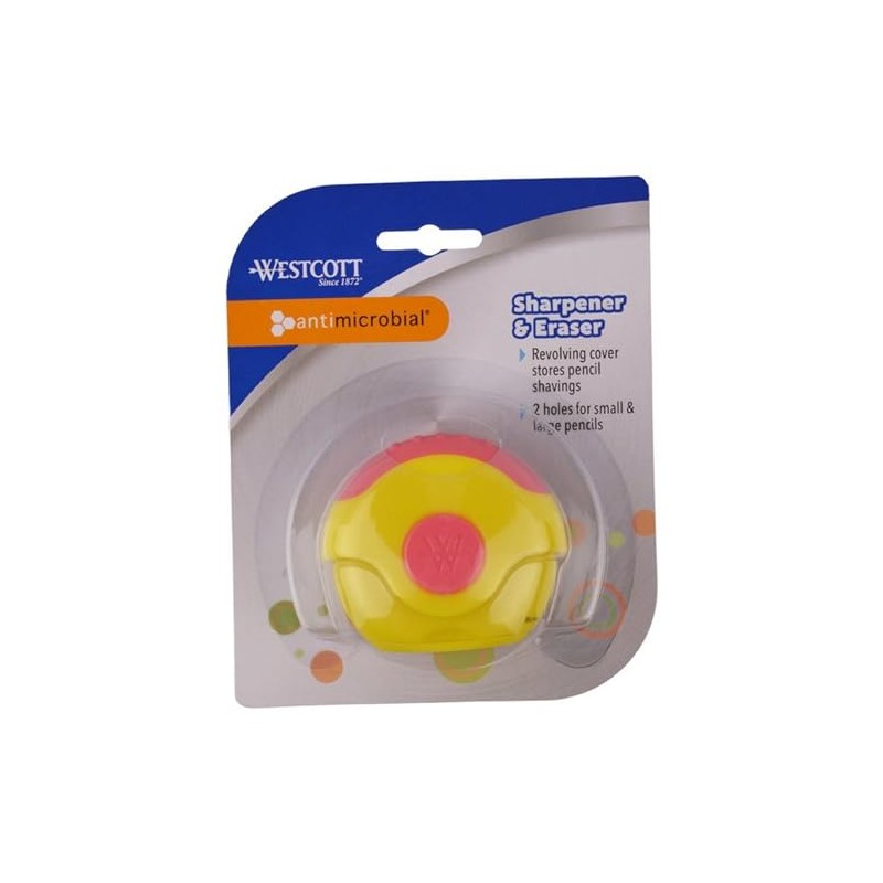 Westcott Kids Pencil Sharpener/Eraser