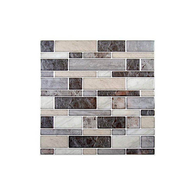 Truu Design Self-Adhesive Peel and Stick Wall Tiles for Walls,
