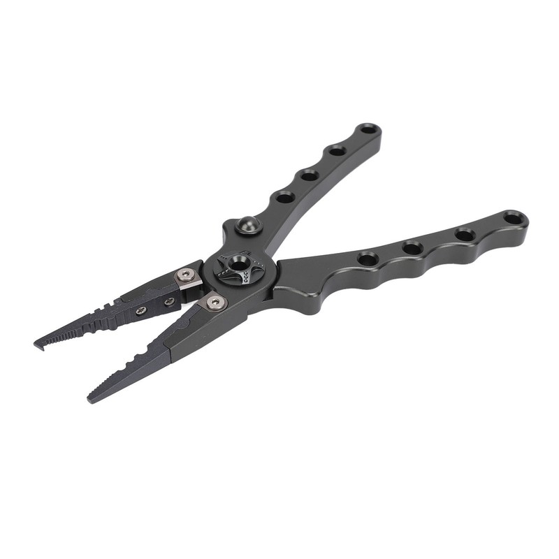 Fishing Pliers Aluminium Alloy Multifunctional Split Ring Pliers Self Locking