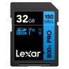 Lexar Blue Series High-Performance 800x SDHC/SDXC UHS-I Cards - 32GB,