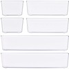 Simple Houseware Clear Drawer Organizer for Office Bin Desk Storage,