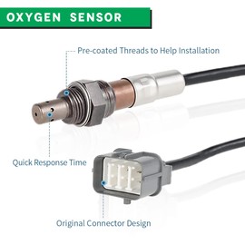 Vinrold Sensor de oxígeno o2 ascendente para Honda Accord 3.0L Odyssey Pilot Acura MDX RL RL 3.5L V6 5Wire Wideband | 250-25001