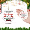Barydat 24 Pcs Christmas Ceramic Ornaments Thank You Gifts Inspirational