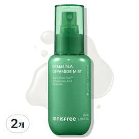 Innisfree Green Tea Ceramide Mist, 2, 90ml / 이니스프리 그린티 세라마이드 미스트, 2개, 90ml