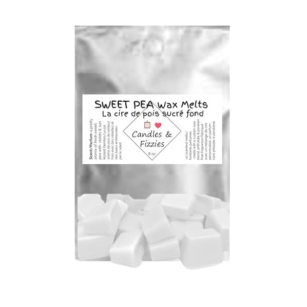 Sweet Pea Soy Wax Melts by Candles and Fizzies –