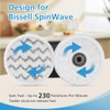 iSingo 6 Pack 3897A / 3712 Rotating Steam Mop Pads