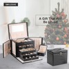 Smileshe Gifts for Mom Jewelry Box for Rings Earrings Necklaces