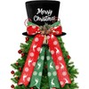 KAHEIGN Christmas Tree Topper, 25CM Large Black Xmas Tree Top