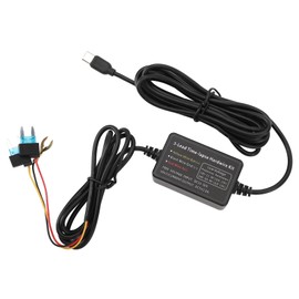 Type C Dash Cam Hardwire Kit 12V30V to 5V Dash Camera Power Cord USB C Hard Wire Kit for Vehicle