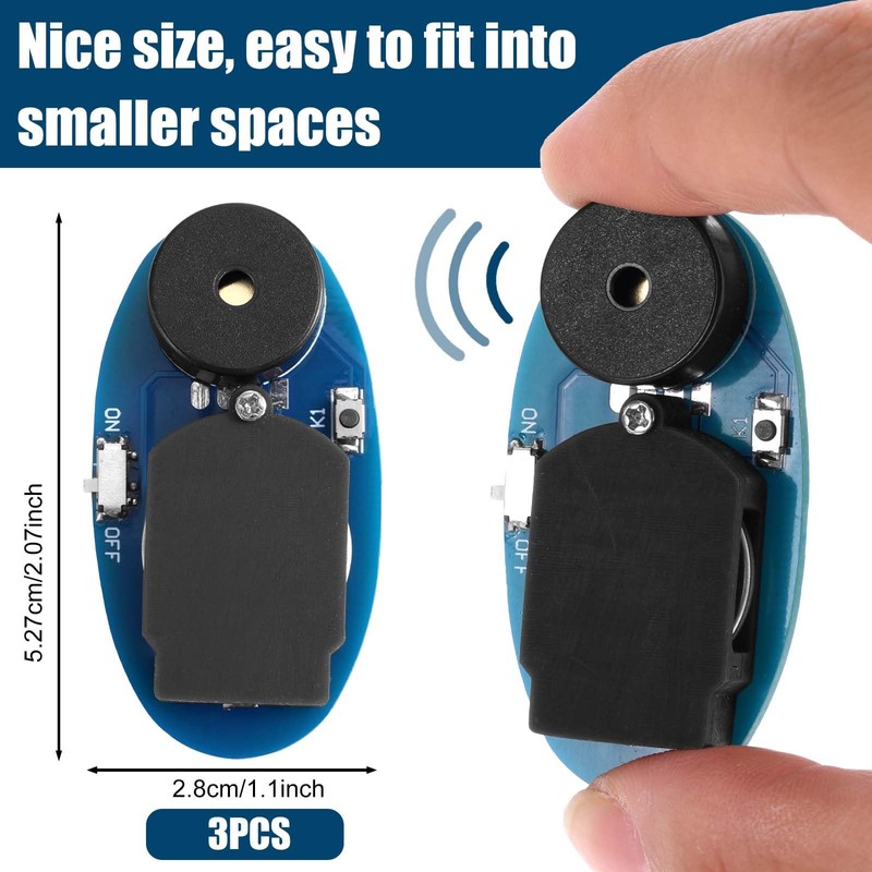 3pcs Cricket Noise Maker Prank, Oval Shape Concealed Annoying Beeping