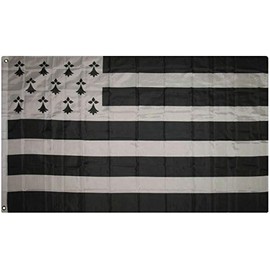 Trade Winds 3x5 Bretagne Brittany Flag of France 3'x5' Banner Grommets Fade Resistant Fade Resistant Premium