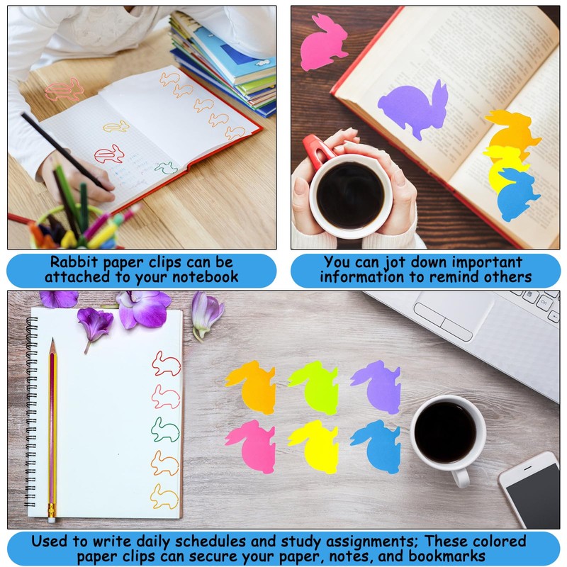 Small Animal Sticky Notes, Rabbit Shaped Sticky Notes and Paper