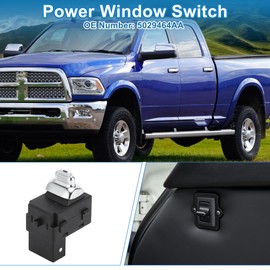 A ABSOPRO Power Window Switch No.5029464AA Window Control Switch for Dodge for Ram 1500 2500 3500 2004 Black