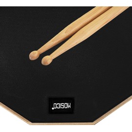 12 Inches Drum Practice Pad Silent Drum Pad Set nd Drum Sticks & Storage Bag Real Feel Drum Pads Practice2 Sided