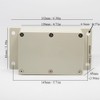 Waterproof Electronic Project Box Enclosure ABS Plastic Cover Cases (120*81*65mm